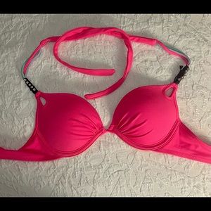 Victoria Secret bathing suit top hot pink